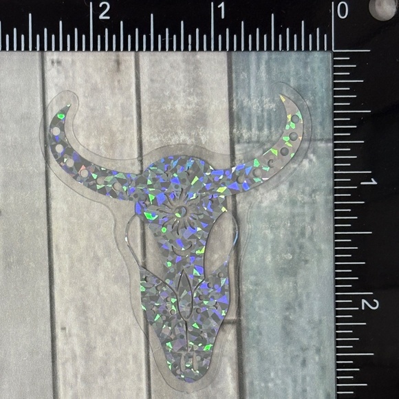 ๐10/$10๐ Silver Translucent Holographic Waterproof Vinyl Sticker Decal - Picture 1 of 1